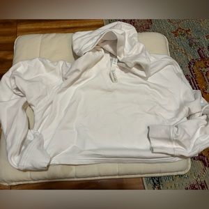 Lululemon crop white sweater size 10